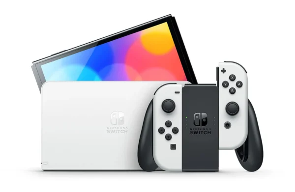 Nintendo Switch (OLED Model) - White - Image 2
