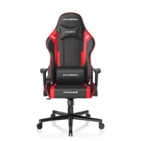 DXRacer Prince Series P132 Gaming Chair, Red Black, GC-P132-NR-F2-I58