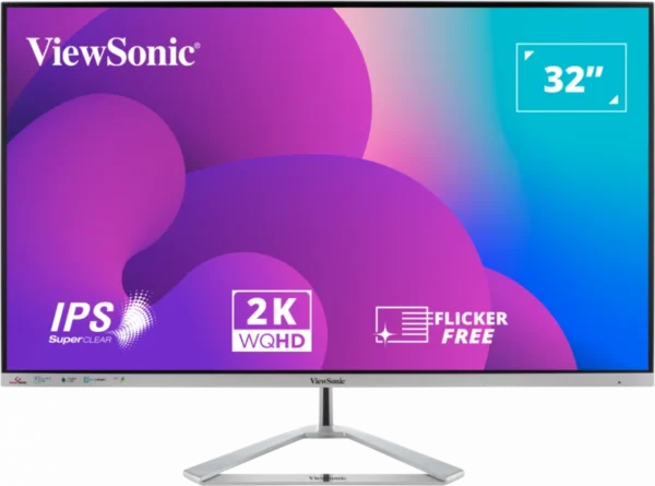 ViewSonic VX3276-2K-MHD-2 32″ IPS QHD Frameless Adaptive Sync Monitor