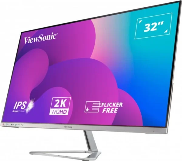 ViewSonic VX3276-2K-MHD-2 32″ IPS QHD Frameless Adaptive Sync Monitor - Image 3