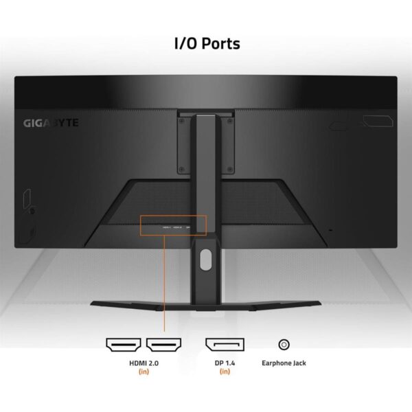 Gigabyte G34WQCP 34″ WQHD (3440×1440) 180Hz 1ms (MPRT) VA Curved Gaming Monitor - Image 5
