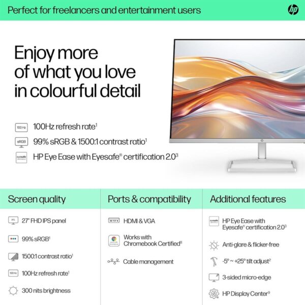HP LED 527SF MONITOR - High Performance - Image 3