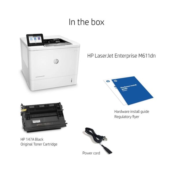 HP LaserJet Enterprise M611dn Printer - Image 5
