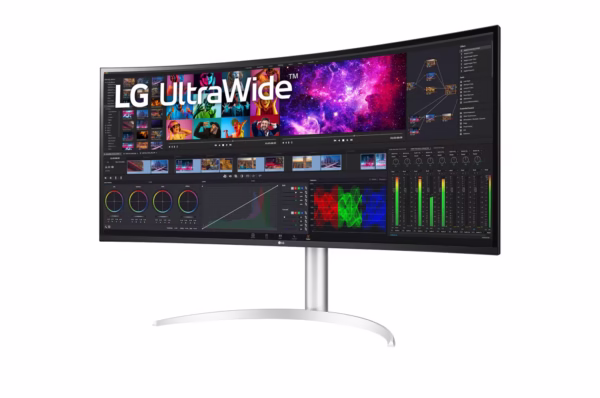 LG 40WP95C-W 40" Curved UltraWide® 5K2K Nano IPS Monitor with Thunderbolt™ 4 - Image 2