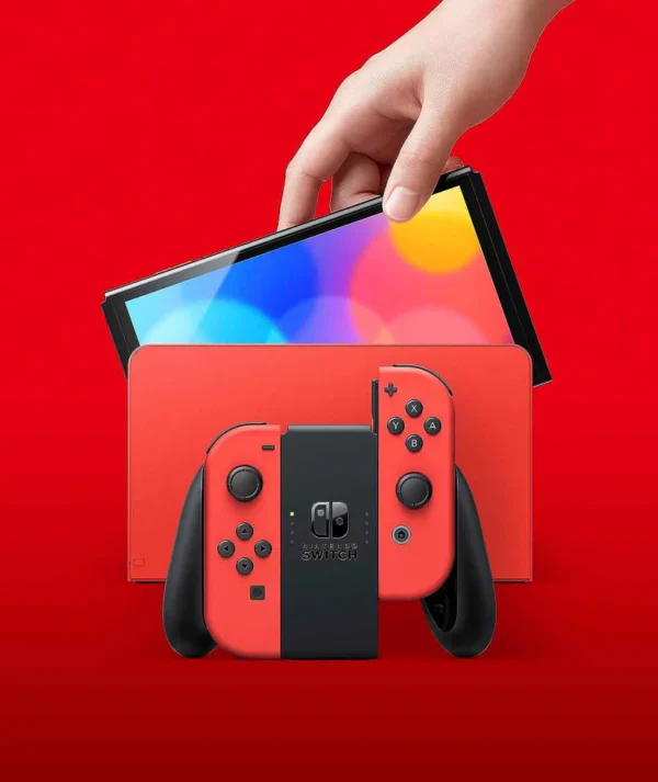 Nintendo Switch - OLED Model: Mario Red Edition - Image 2