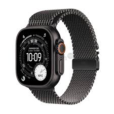 Apple Watch Ultra 3 49mm Black Titanium Case GPS + Cellular Titanium Milanese Loop
