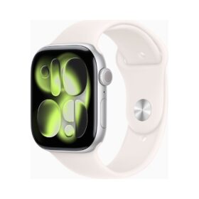 Apple Watch Series 11 Silver Aluminium Case 42mm GPS Sport Band