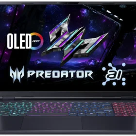 Acer Predator Helios Neo 16S PHN16S-71-76TK Gaming Laptop Intel Core Ultra 7-255HX 16GB DDR5 512GB SSD NVIDIA RTX 5060 8GB Graphics 16" WQXGA OLED 240Hz Windows 11 Home Black