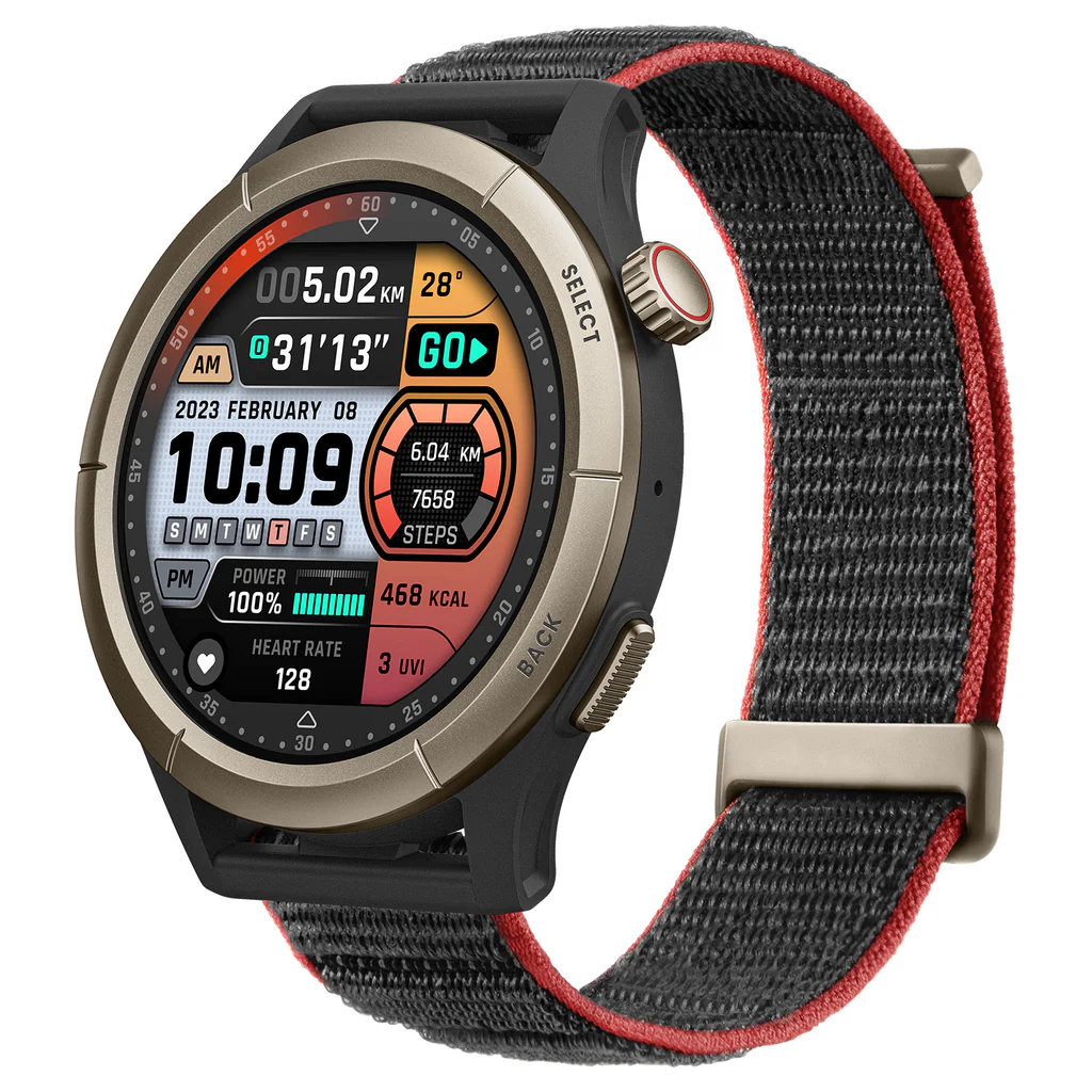 Amazfit Cheetah Pro Runner Smart Watch 47mm with Dual Band GPS & 14 Days Battery
