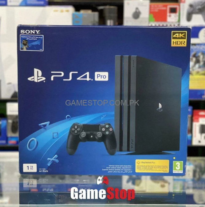 Sony PlayStation 4 Pro 1TB Standard Official (Non-jailbreak) 4K HDR