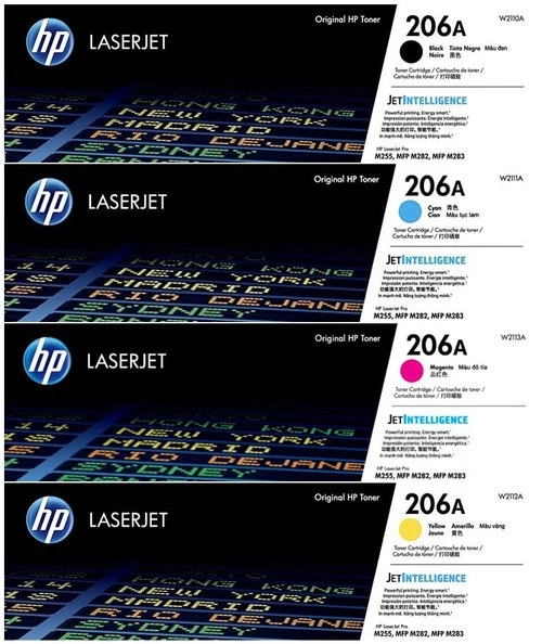 HP 206A Original Color Toner Set