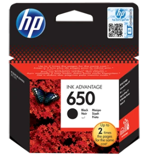 HP CARTRIDGE 650 BLACK