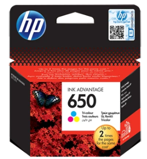 HP CARTRIDGE 650 TRI-COLOR
